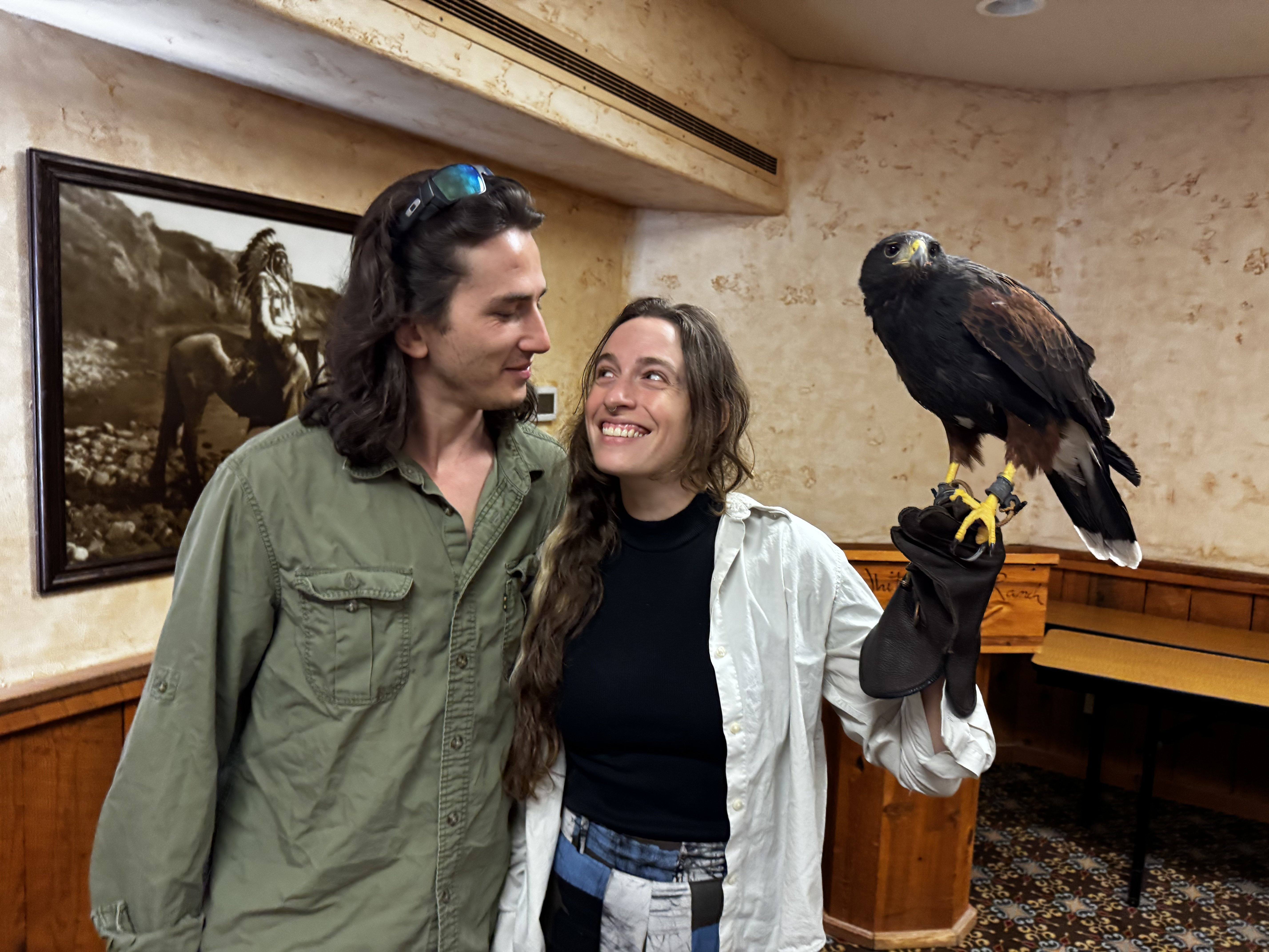 At Sky Island Falconry in Tucson