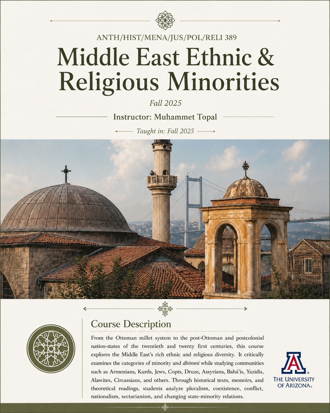 Flyer for Middle East Ethnic and Religious Minorities